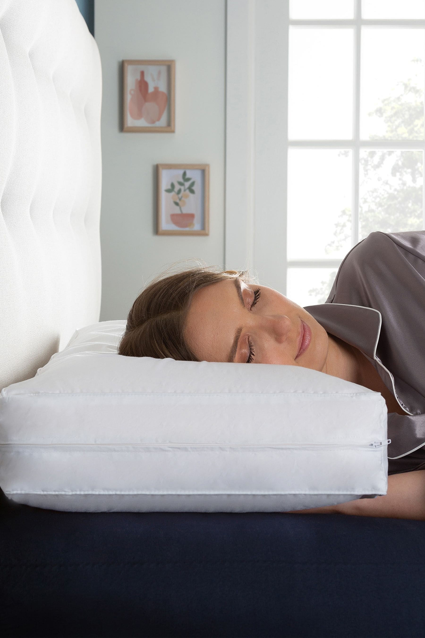 Buy Snuggledown Firm Support Bliss Cotton Touch White Pillow from the Next UK online shop