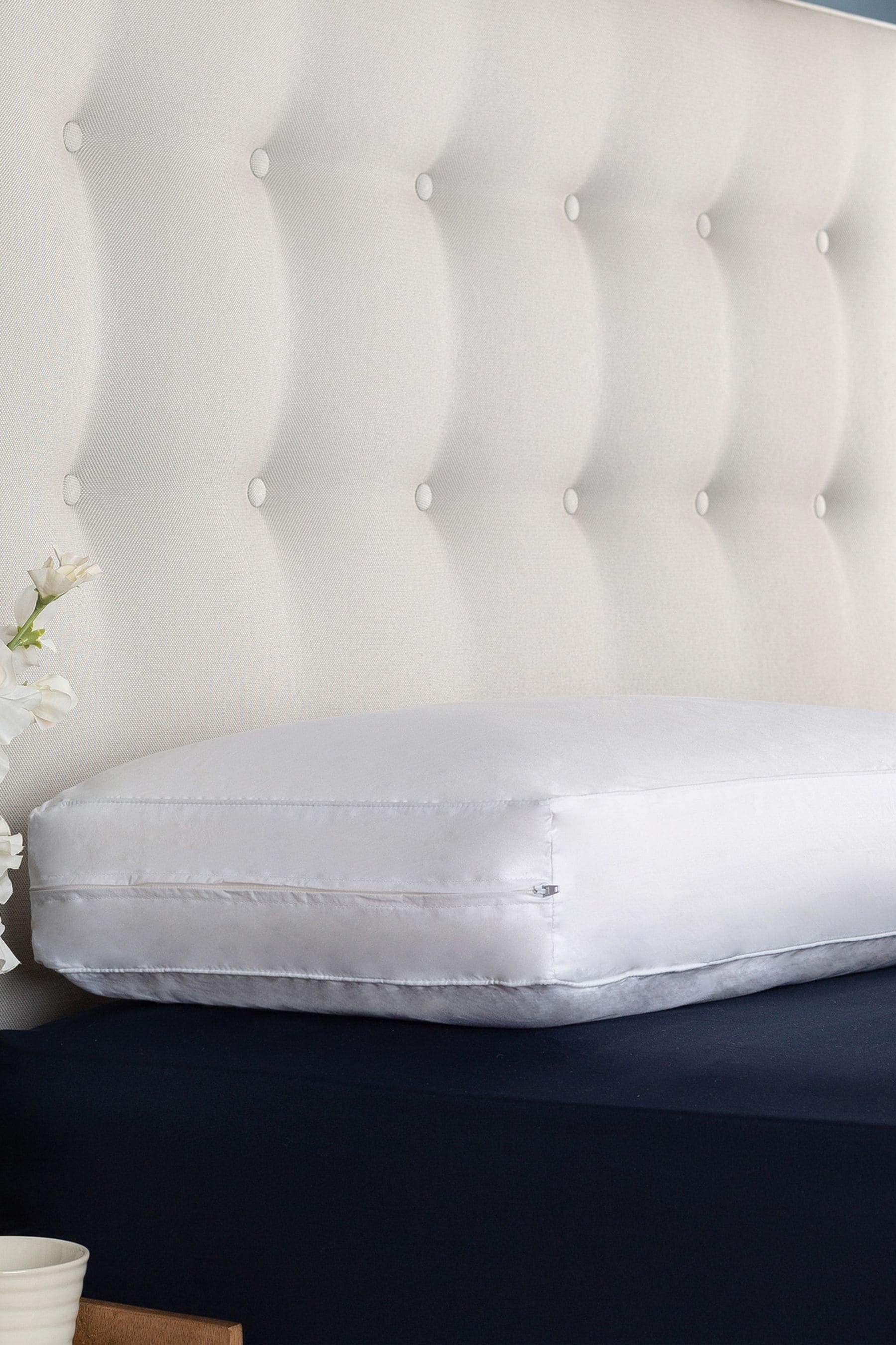 Buy Snuggledown Firm Support Bliss Cotton Touch White Pillow from the Next UK online shop
