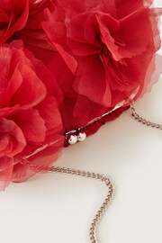 Monsoon Red Georgette Corsage Bag - Image 3 of 3