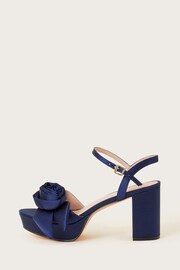 Monsoon Blue Rosette Platform Heels - Image 2 of 3