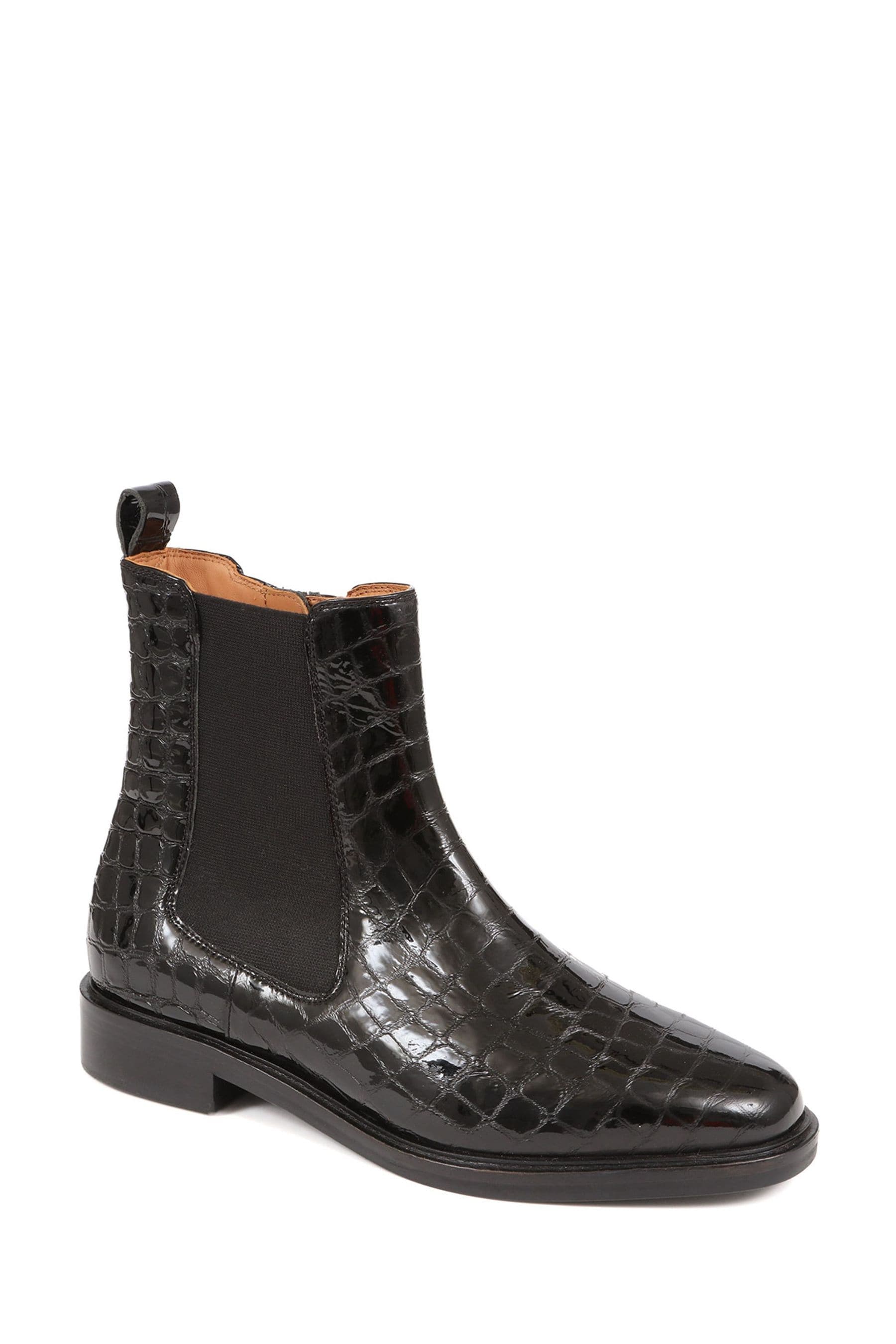Buy Jones Bootmaker Gessica Leather Chelsea Black Boots from Next France