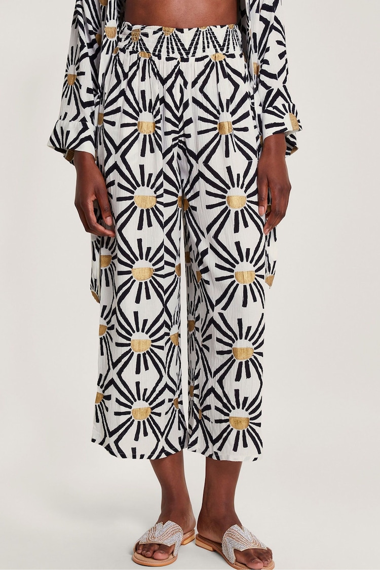 Monsoon Zamora Geometric Trousers - Image 2 of 5