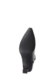 Jones Bootmaker Knee-High Leather Heeled Black Boots - Image 5 of 5
