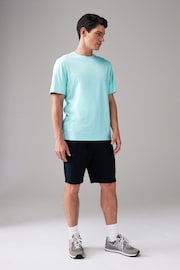 Mint Green Regular Fit Essential Crew Neck T-Shirt - Image 2 of 4