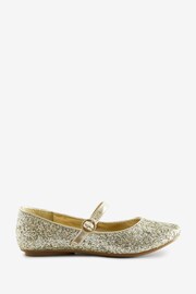 Monsoon Gold Stardust Ballerina Shoes - Image 1 of 4