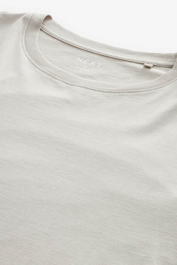 Neutral Slim Fit Essential Crew Neck T-Shirt - Image 6 of 7
