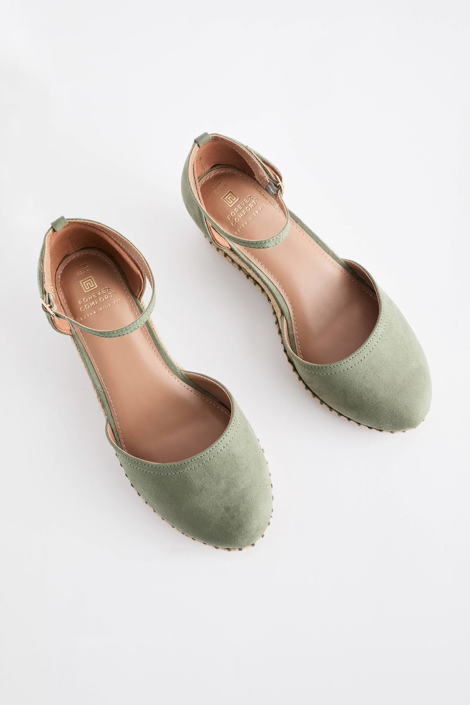 Buy Sand Extra Wide Fit Forever Comfort Closed Toe Wedges from the Next UK online shop