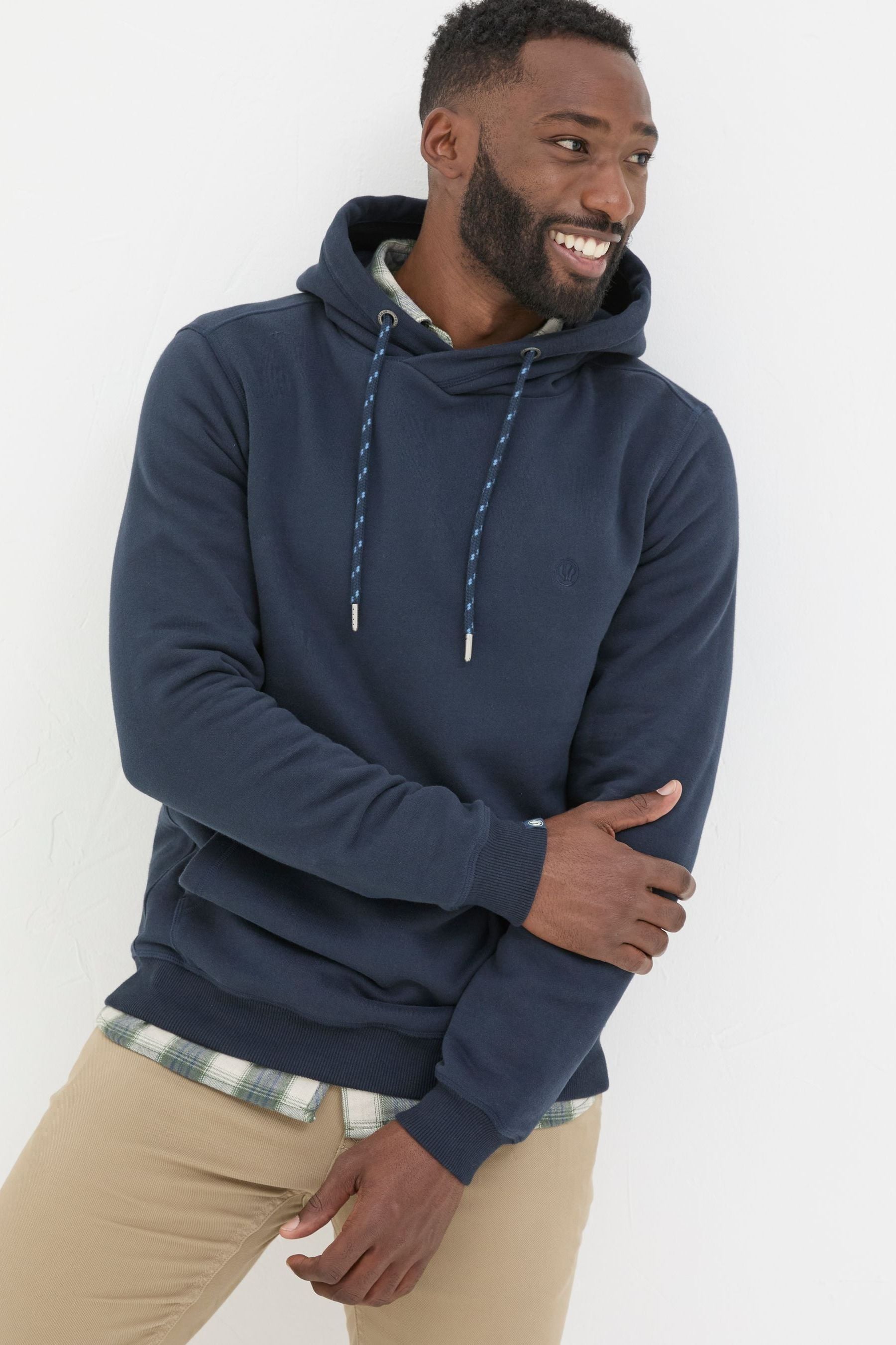 Buy FatFace Brooke Navy Blue Overhead Hoodie from Next Malta