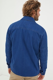 FatFace Blue Worker Jacket - Image 2 of 6