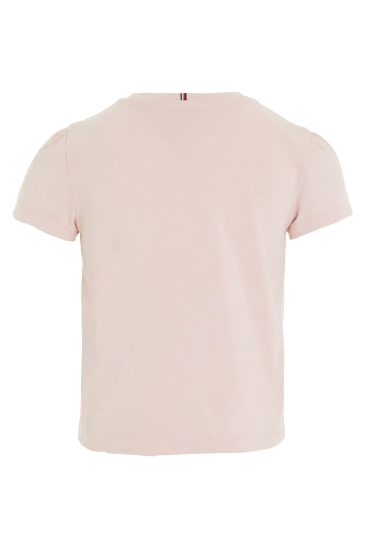 Tommy Hilfiger Pink Script T-Shirt - Image 2 of 3