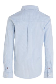 Tommy Hilfiger Blue Flex Ithaca Long Sleeved Shirt - Image 5 of 6