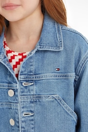 Tommy Hilfiger Blue Denim Trucker Jacket - Image 3 of 6