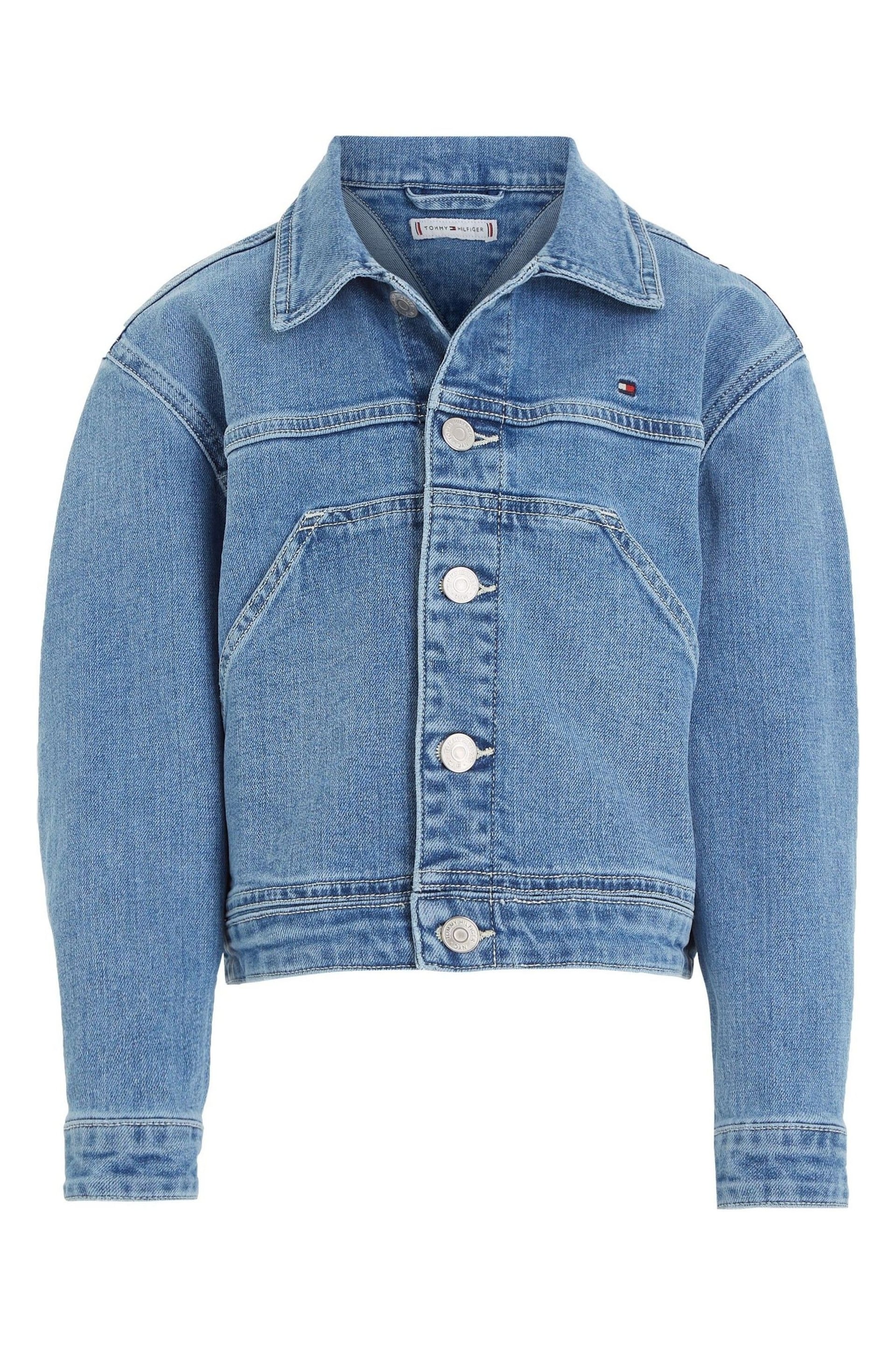 Tommy Hilfiger Blue Denim Trucker Jacket - Image 4 of 6