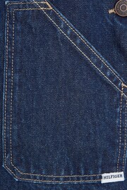 Tommy Hilfiger Blue Denim Dungaree Dress - Image 6 of 6