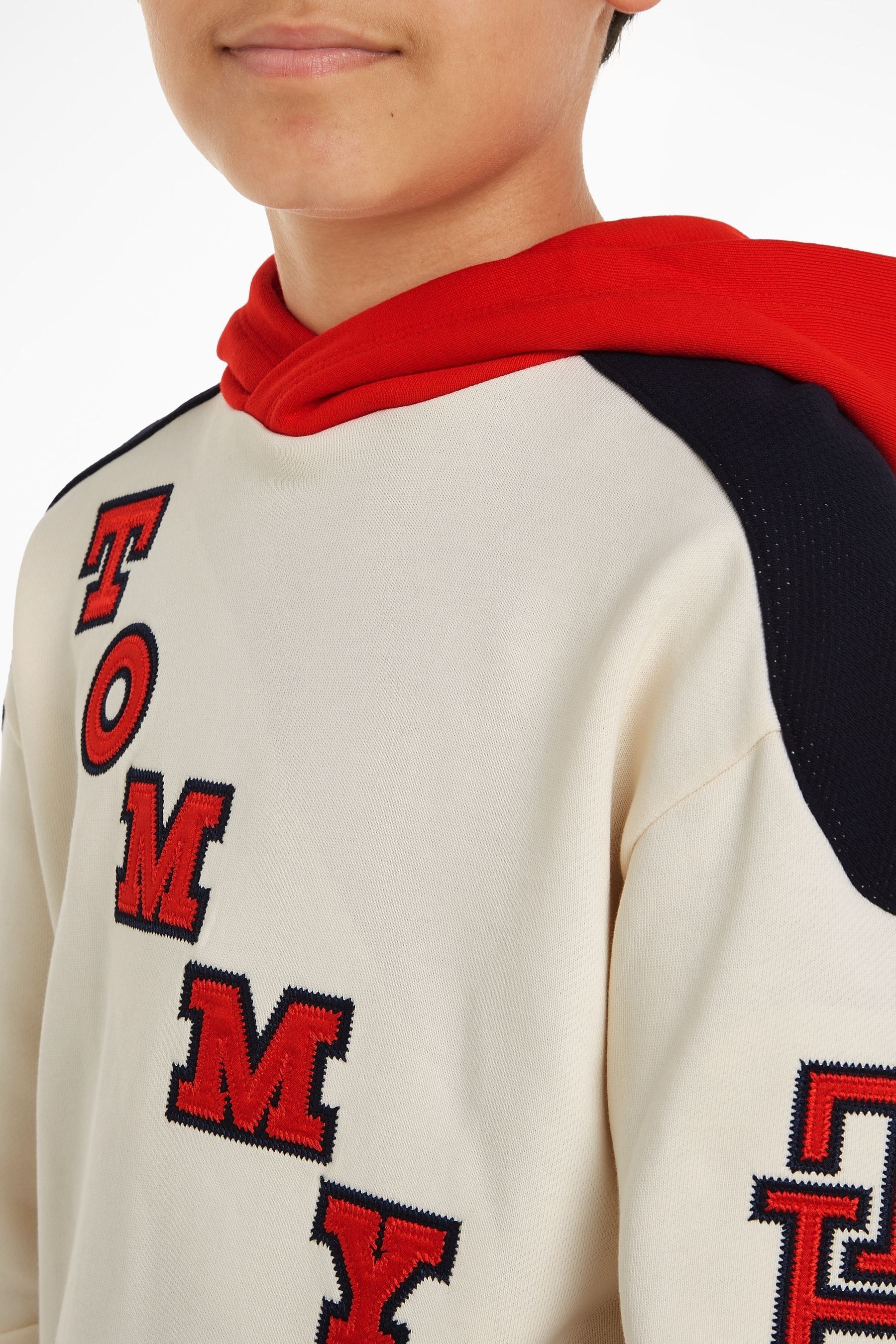 Tommy hilfiger varsity hoodie discount