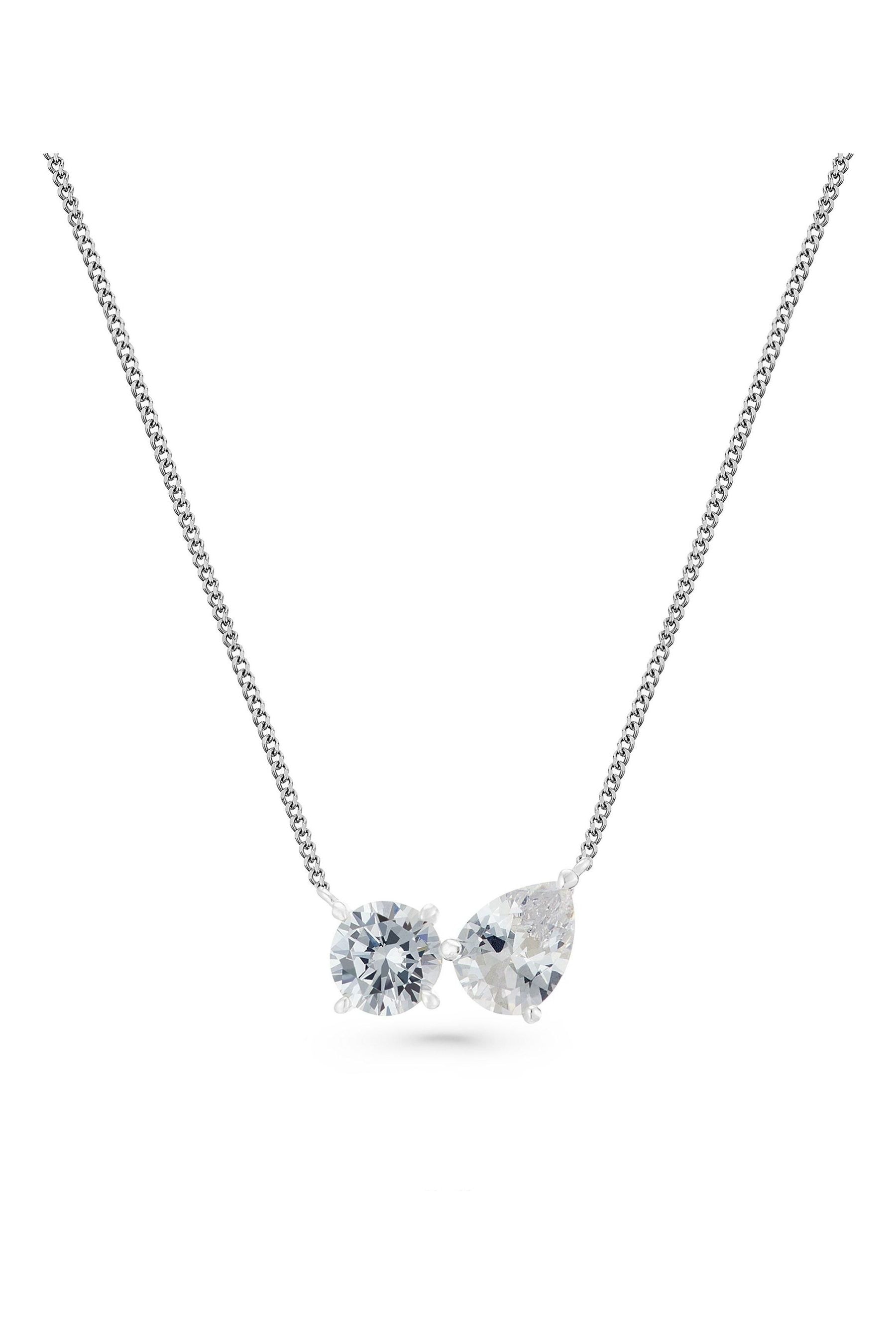 Buy Beaverbrooks Yellow Sterling Silver Cubic Zirconia Necklace from the Next UK online shop