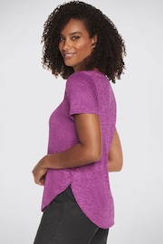 Skechers Purple GO DRI Swift Tunic T-Shirt - Image 3 of 4