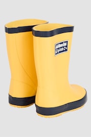 JoJo Maman Bébé Sunshine Yellow Wellies - Image 2 of 4