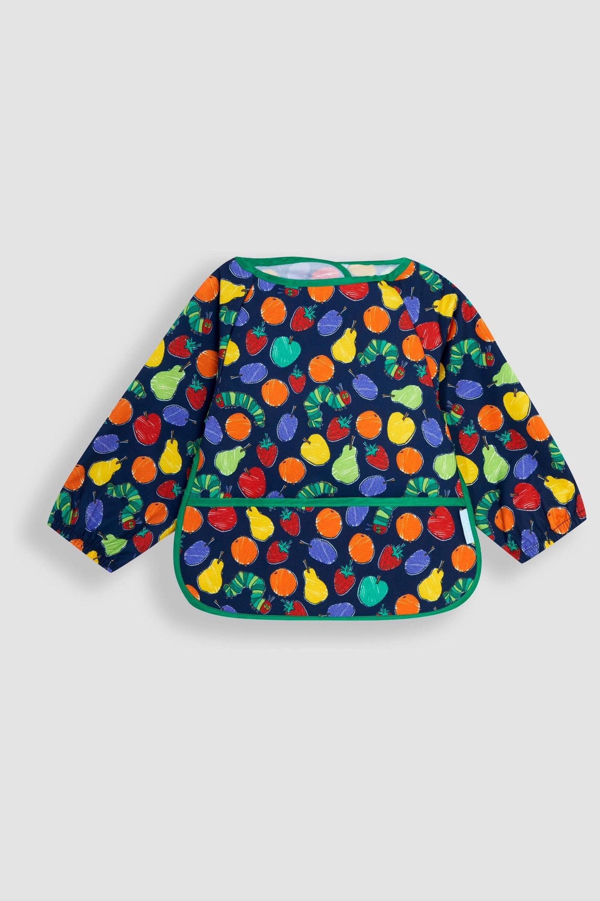 JoJo Maman Bébé Multi The Very Hungry Caterpillar Sleeved Bib - Image 1 of 3