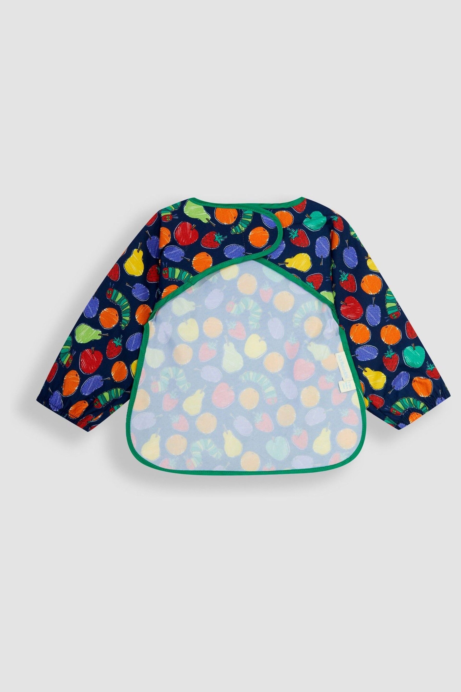 JoJo Maman Bébé Multi The Very Hungry Caterpillar Sleeved Bib - Image 2 of 3