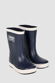 JoJo Maman Bébé Navy Classic Wellies - Image 1 of 4