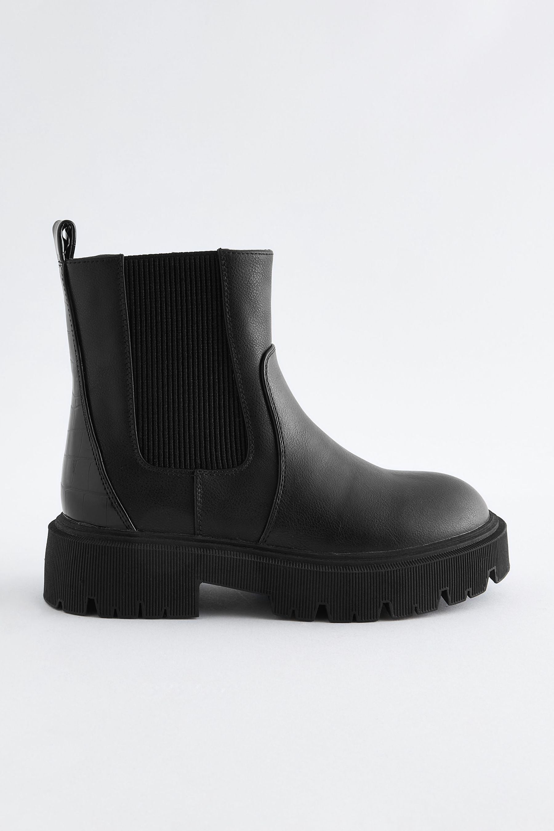 Heeled chunky chelsea boots clearance