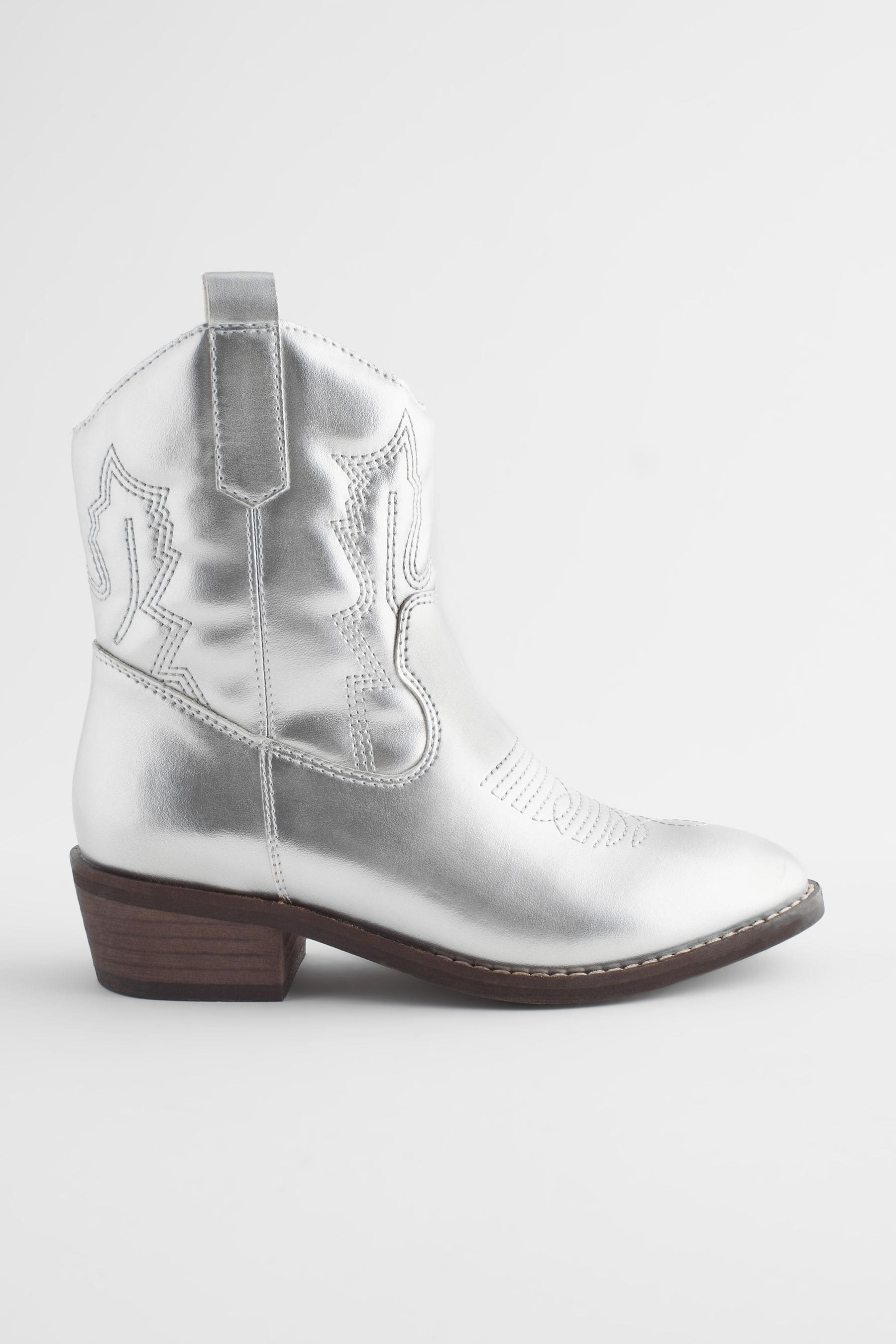 White ankle cowboy boots cheap