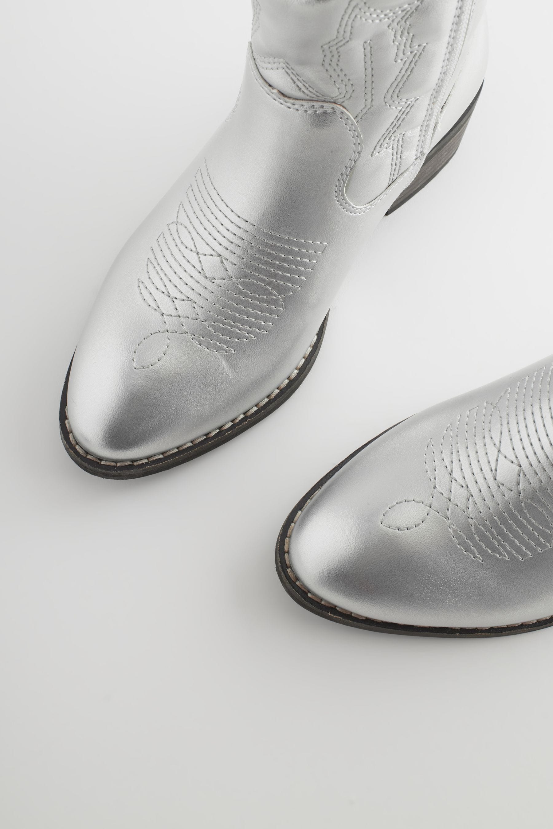 Womens grey cowboy boots on sale