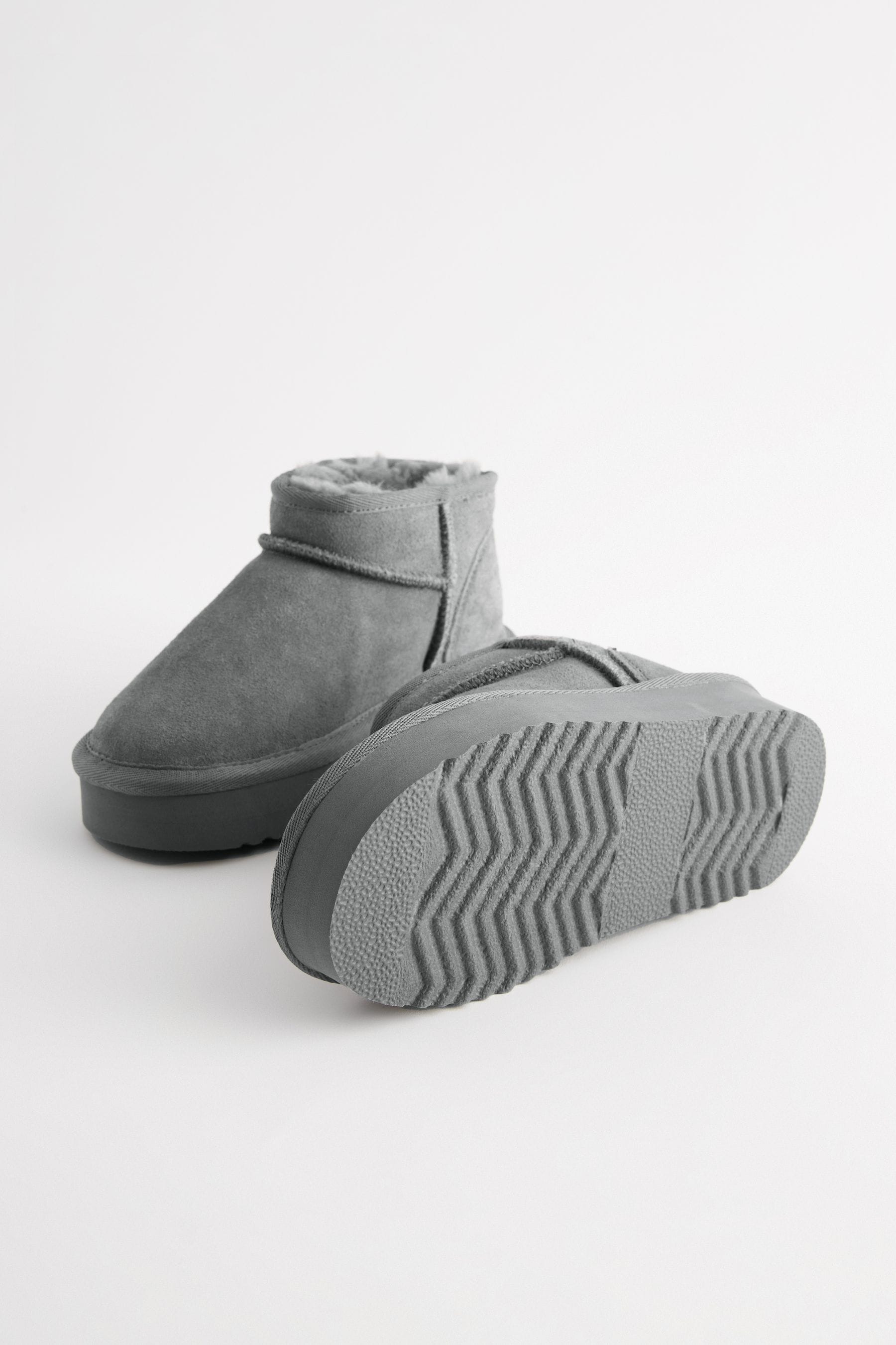 Next grey suede ankle boots top