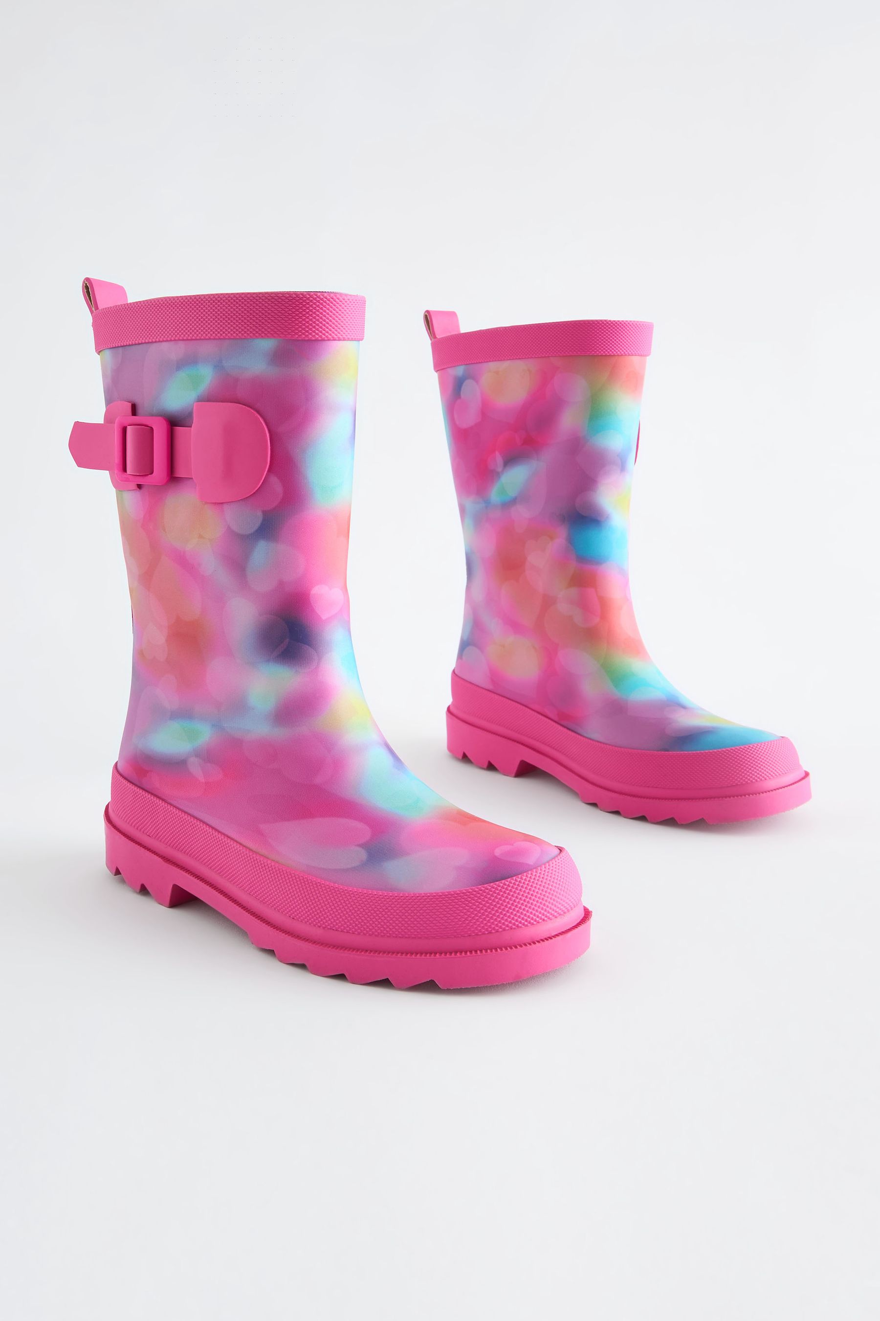Buy Pink Marble Buckle Wellies from the Next UK online shop
