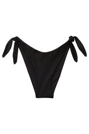 Victoria's Secret Nero Black Tie Side High Leg Swim Bikini Bottom - Image 3 of 3