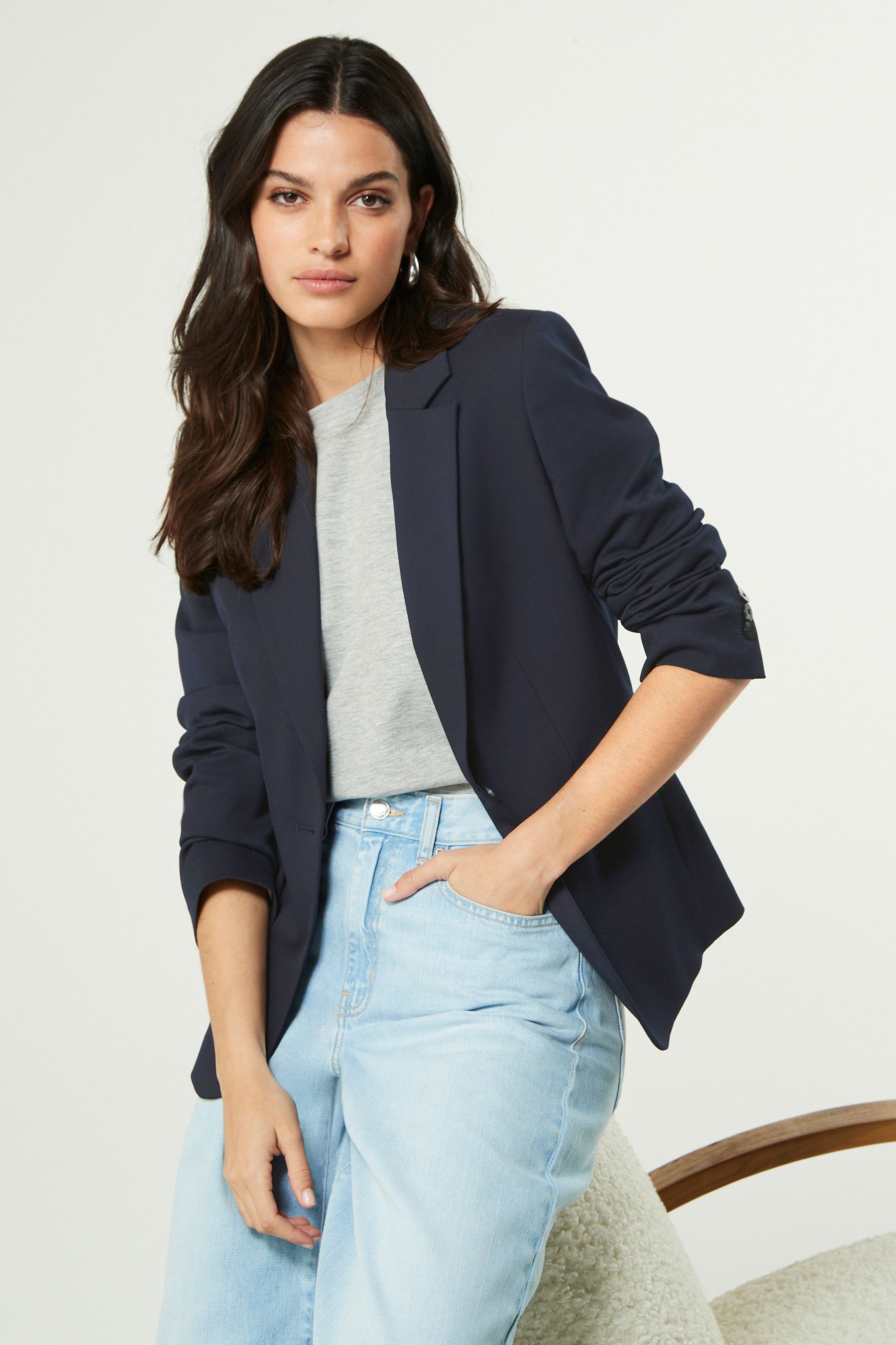 Next navy blazer shop