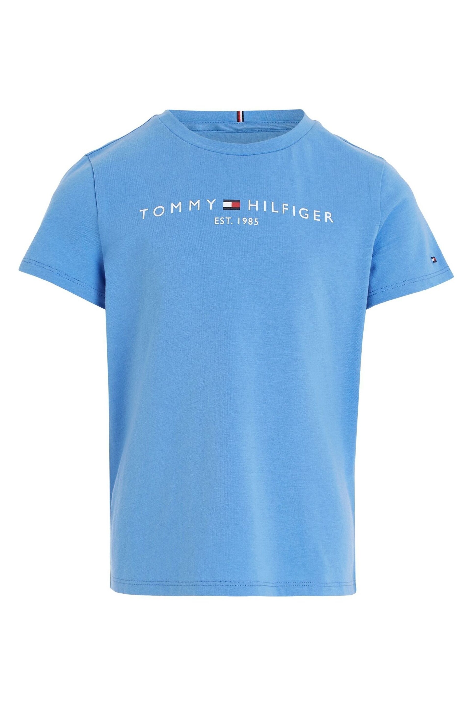 Tommy Hilfiger Blue Essential T-Shirt - Image 1 of 4