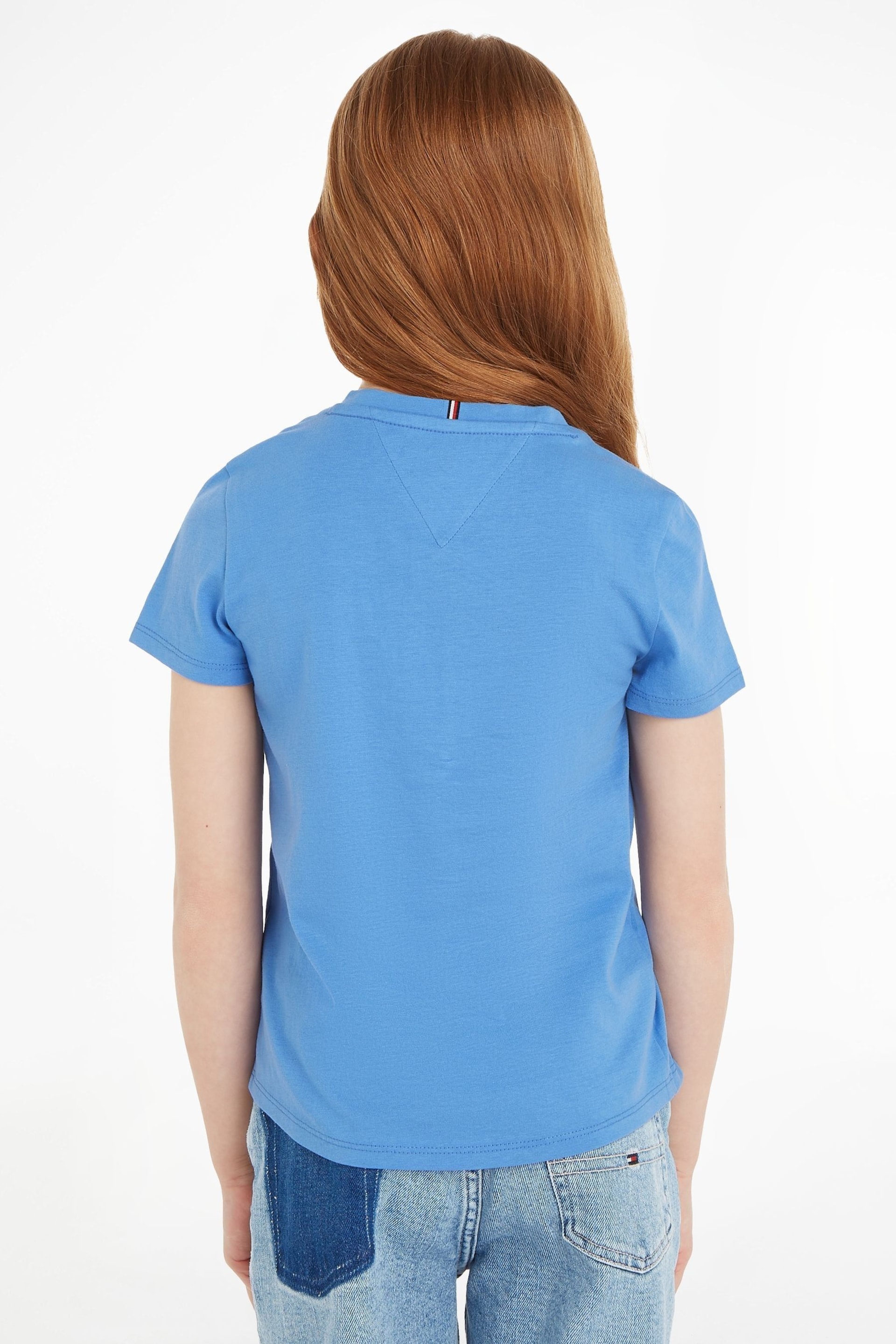 Tommy Hilfiger Blue Essential T-Shirt - Image 3 of 4