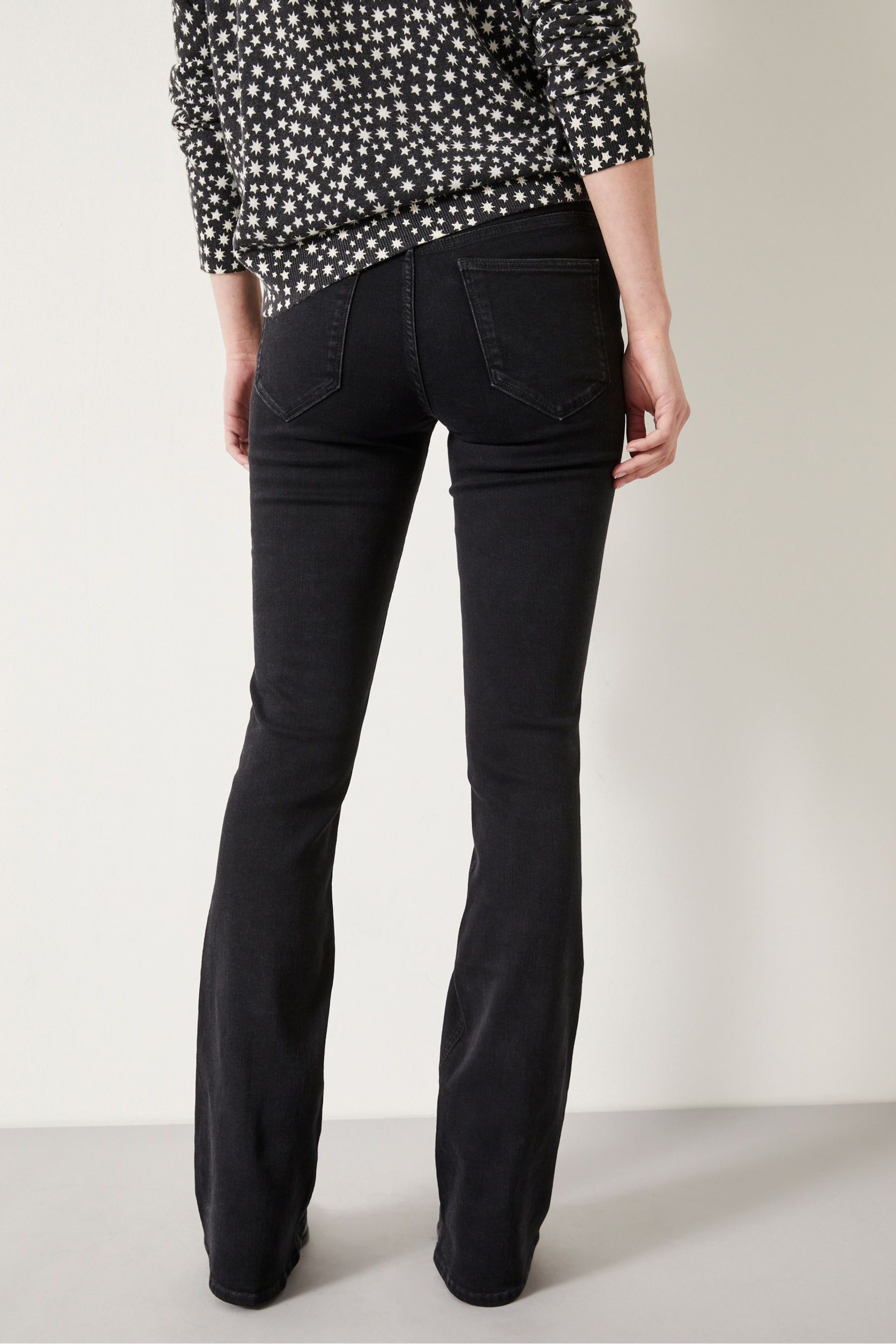 Hush Black Petite Lorna Bootcut Jeans - Image 2 of 5