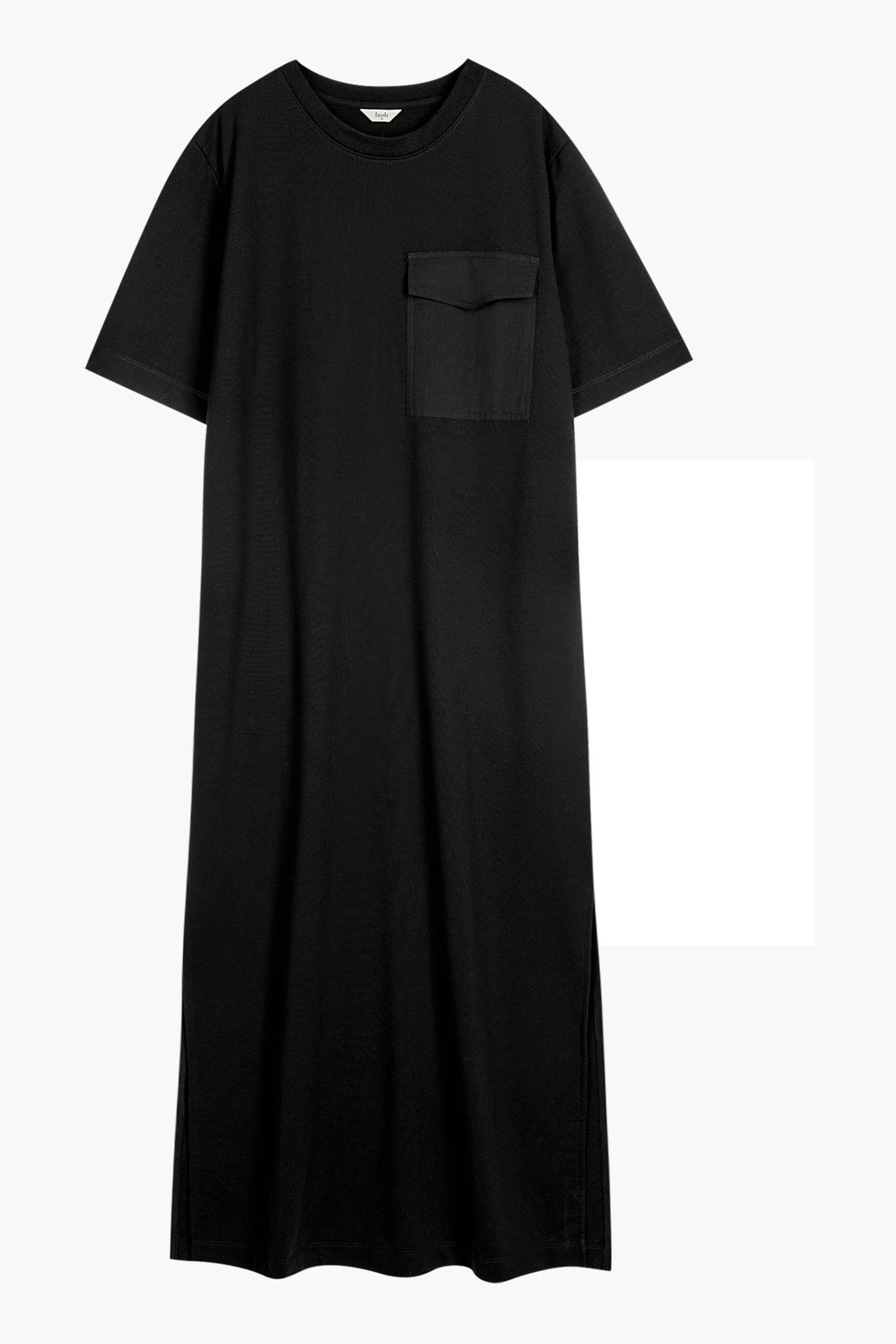 Hush Black Steph Midi T-shirt Dress - Image 5 of 5