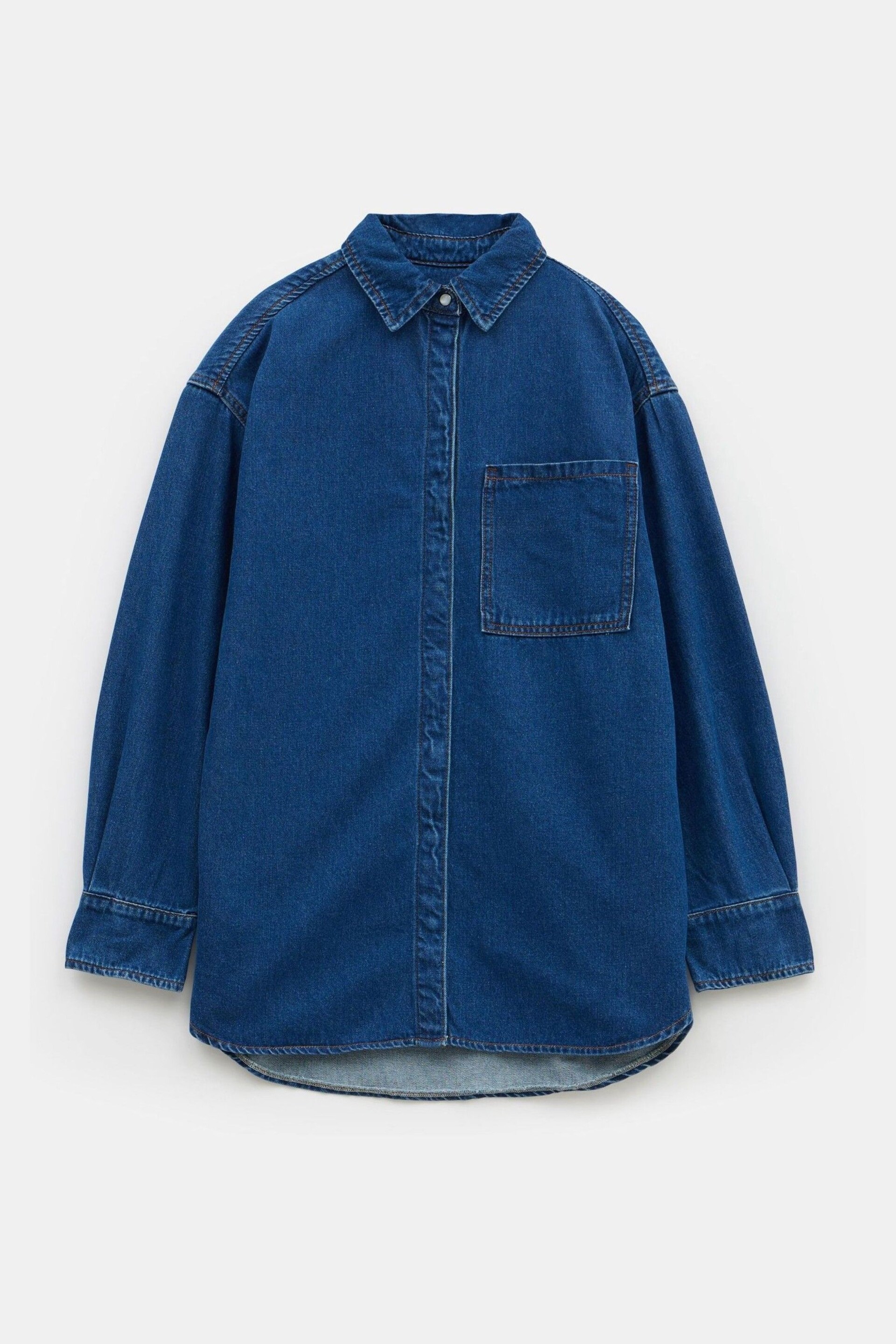 Hush Blue Deanna Denim Shirt - Image 5 of 5