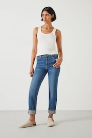 Hush Vintage Wash Blue Agnes Straight Jeans - Image 1 of 5