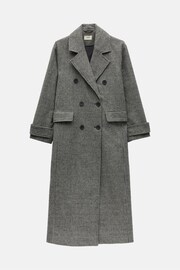 Hush Black Rose Check Double Breasted Coat - Image 6 of 6