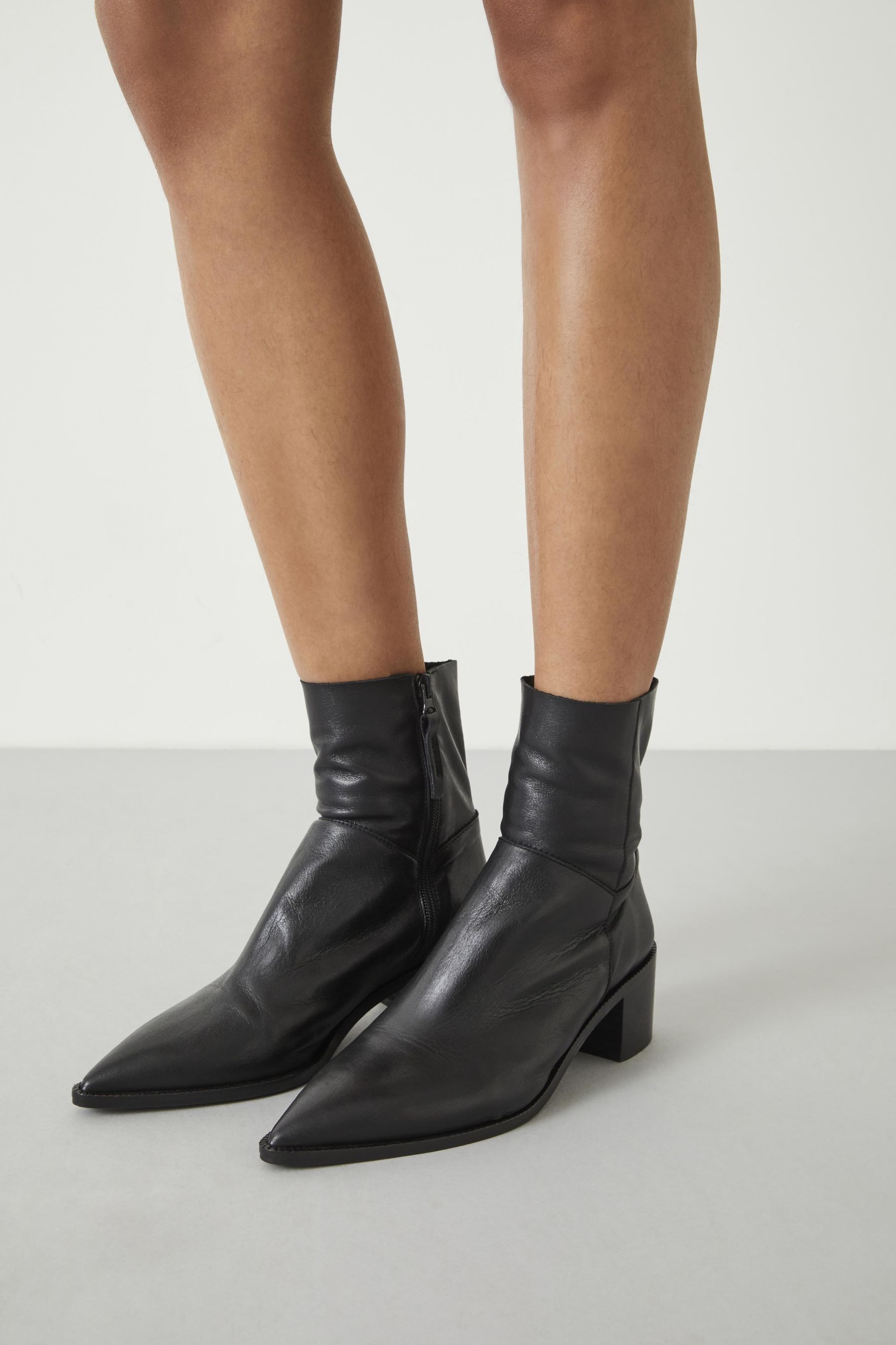 Hush Black Taylah Ankle Boots - Image 1 of 5