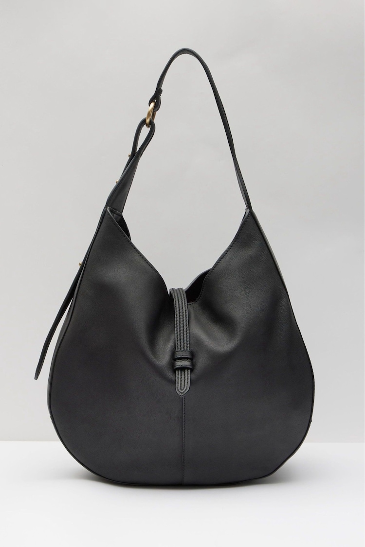 Hush Black Isla Leather Scoop Tote Bag - Image 2 of 4