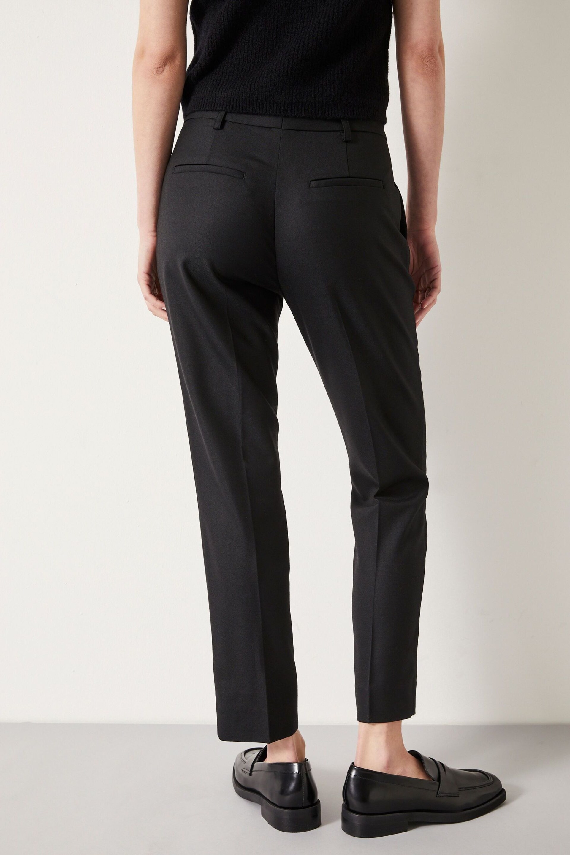 Hush Black Amanda Cropped Suit Trousers - Image 2 of 5