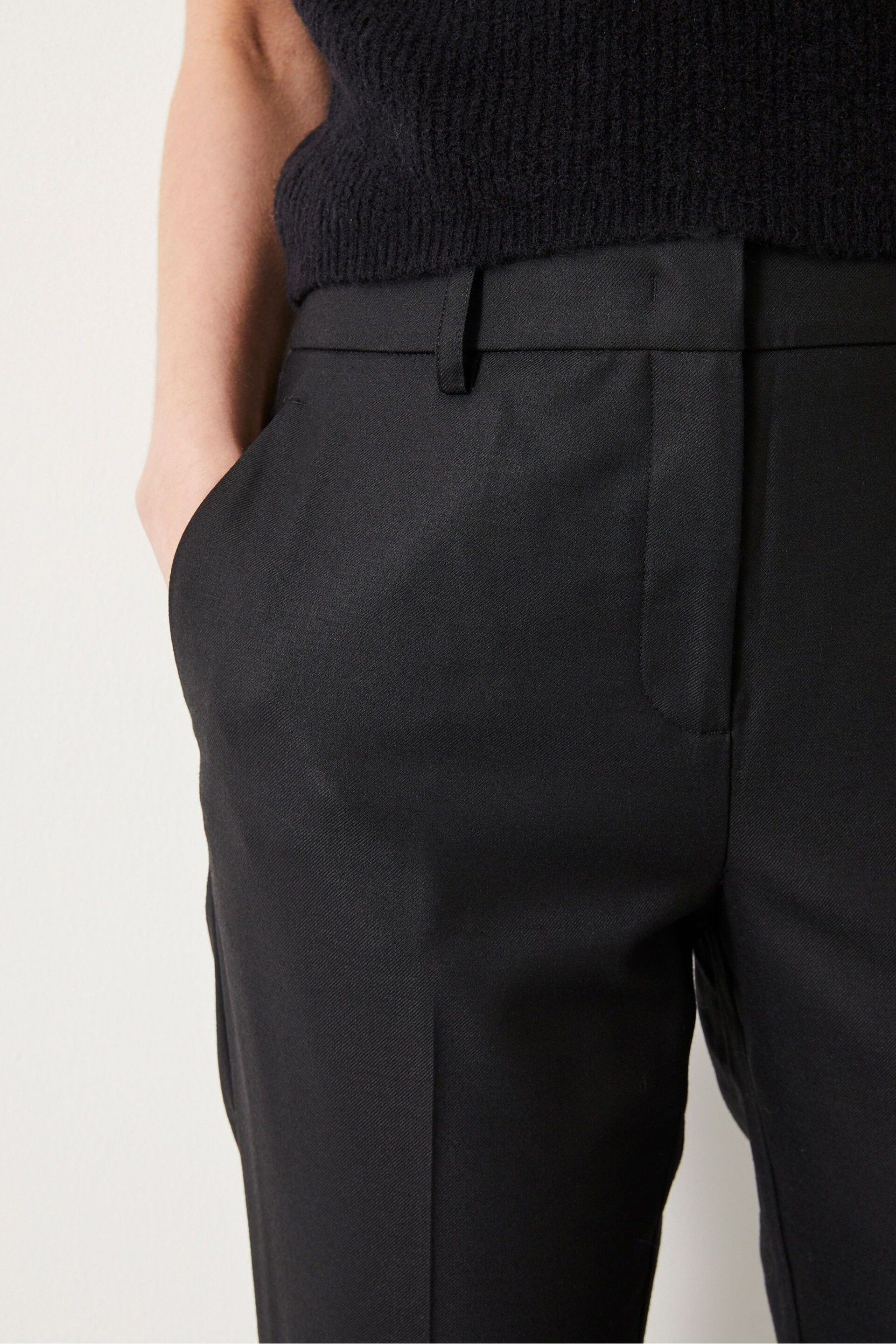Hush Black Amanda Cropped Suit Trousers - Image 4 of 5