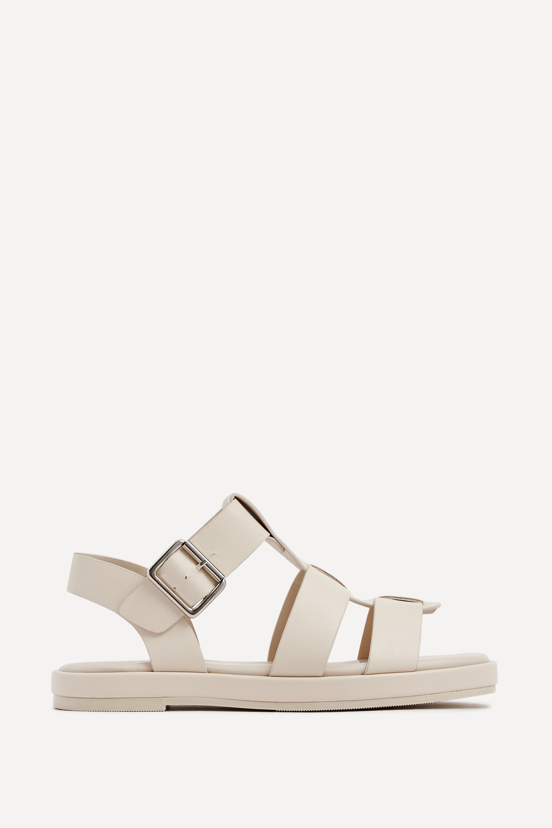 Cream gladiator sandals deals