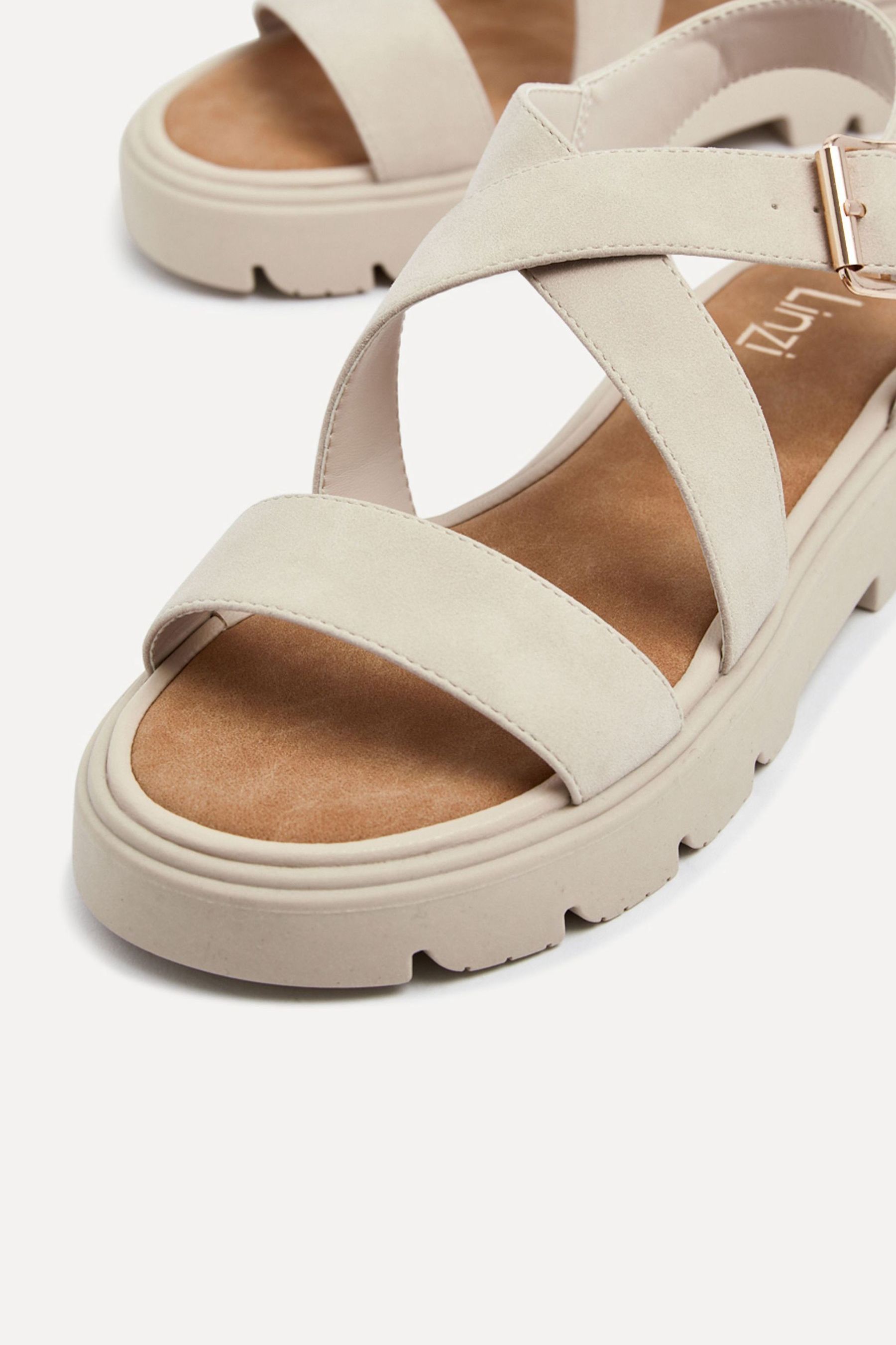 Cream flatform sandals discount