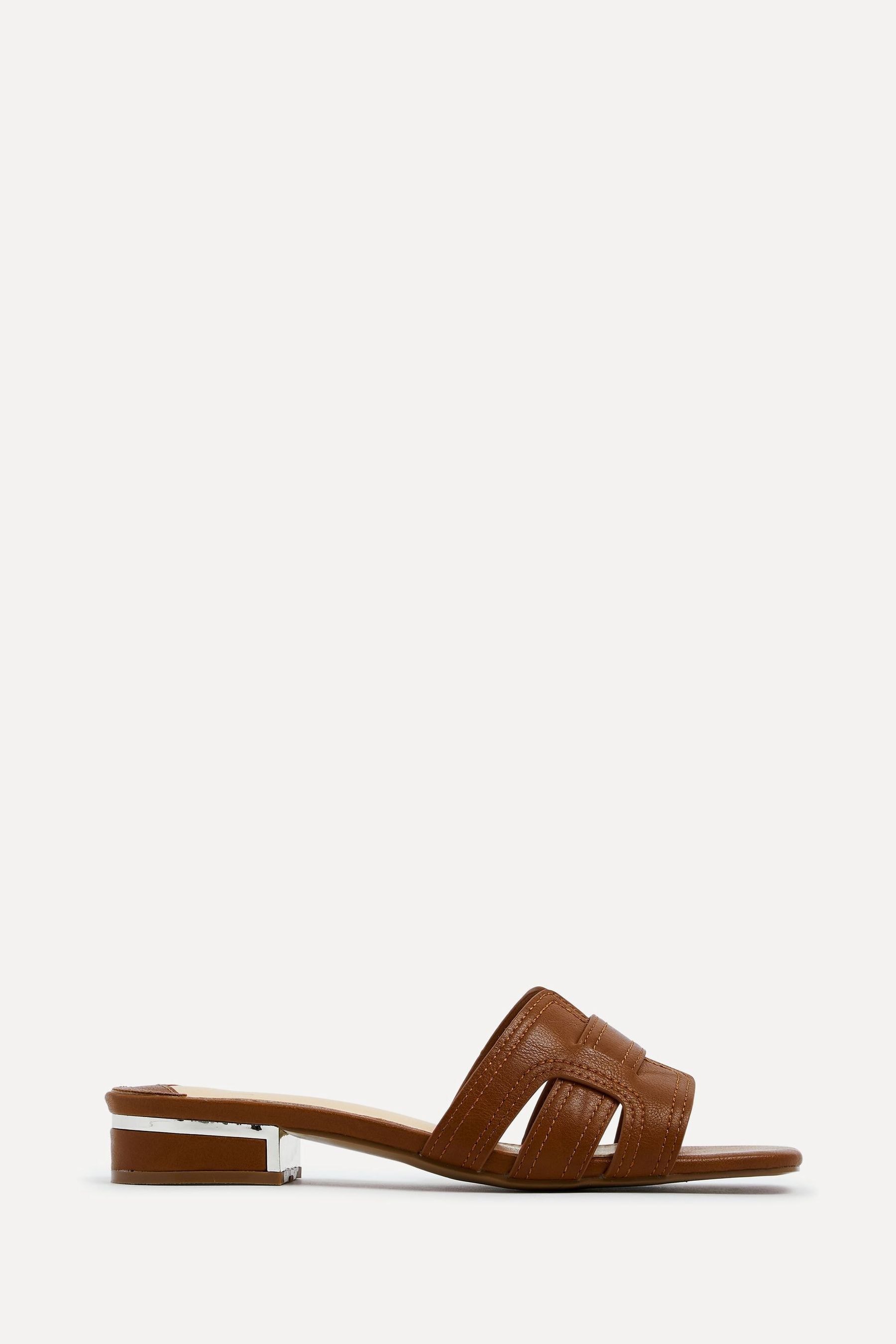 Buy Linzi Brown Caprice Low Heeled Mule Sandals from Next United Arab Emirates