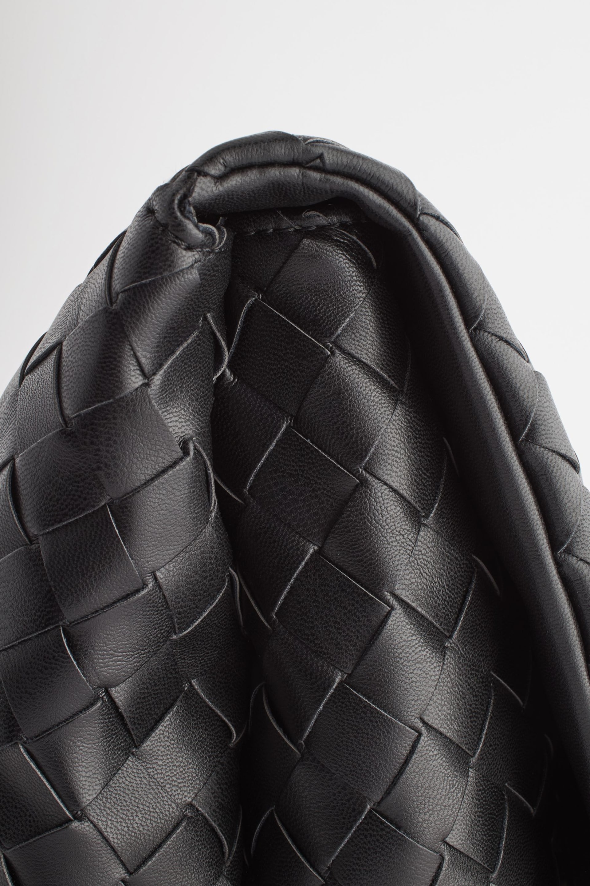 Black Weave Clutch Bag - Image 8 of 9