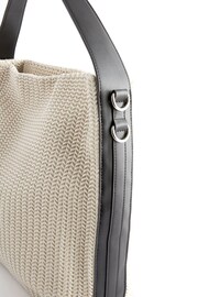 White Weave Shoulder Bag - Image 7 of 7