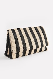 Monochrome Weave Clutch Bag - Image 5 of 9
