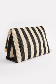 Monochrome Weave Clutch Bag - Image 6 of 9